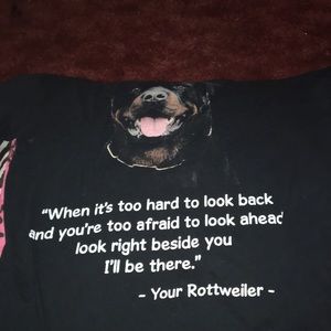 Long sleeved Rottweiler tshirt